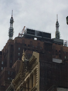 Another view of what is on top of 60 Hudson. 