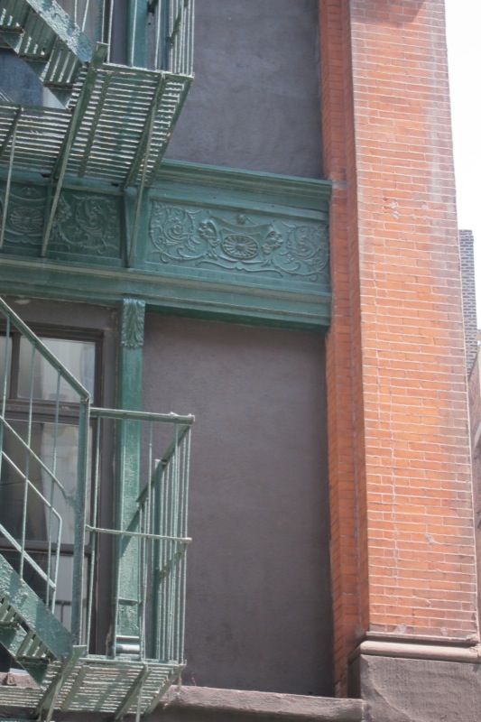 North side of Walker between Lafayette and Cortland Alley, detail