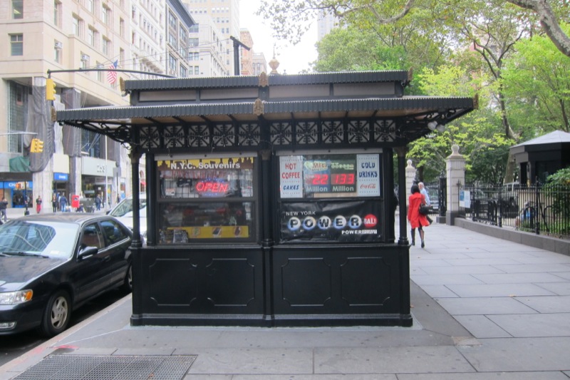 Perhaps wrap the bleak sidewalks with kiosk retail?