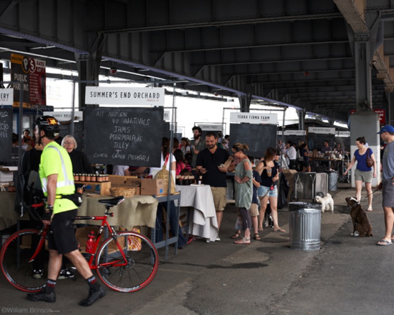A market such as the Sunday one at the Seaport?