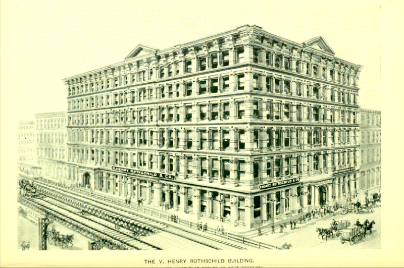 The Rothschild building was replaced by the Con-Ed substation
